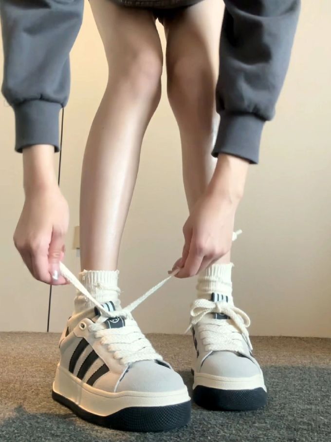 低帮 系带 皮革