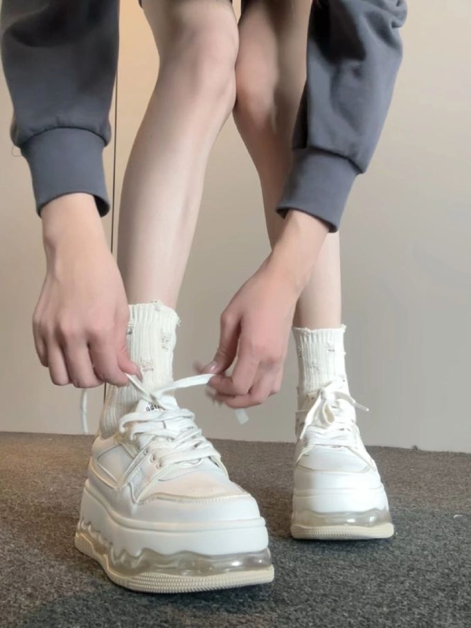 低帮 系带 皮革