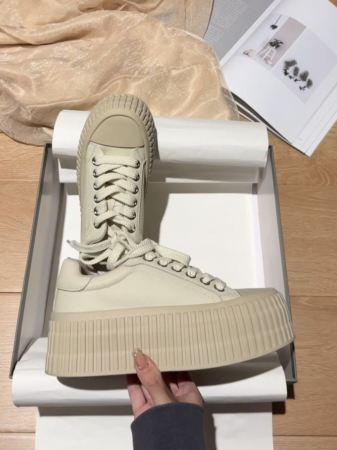 低帮 系带 皮革