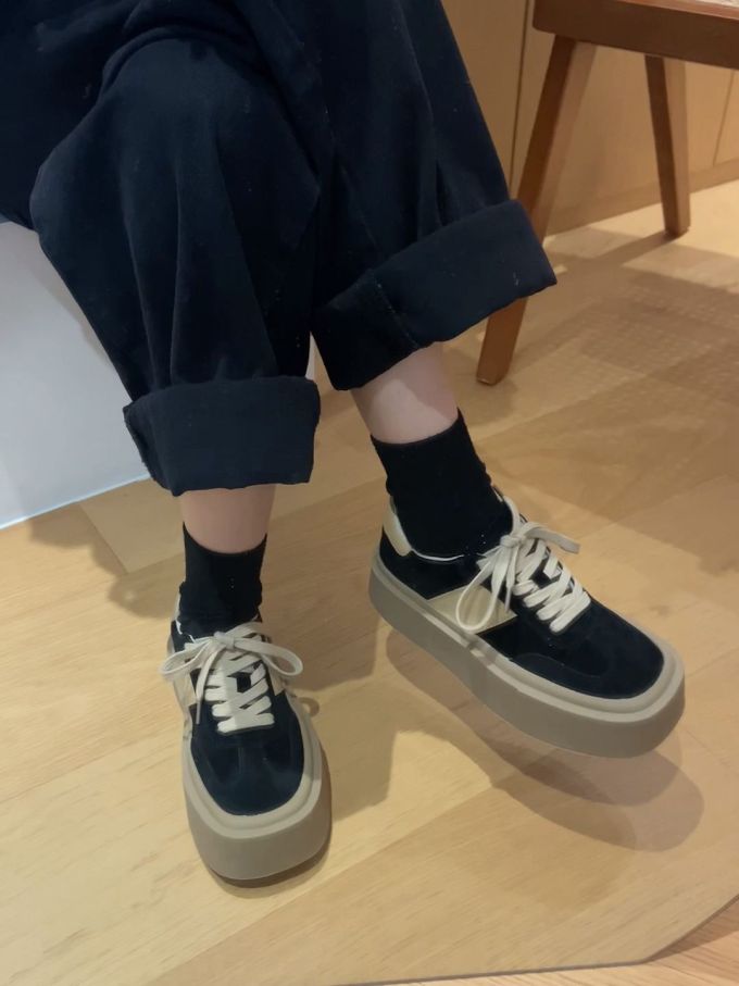 低帮 系带 皮革