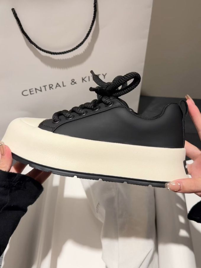 低帮 系带 皮革