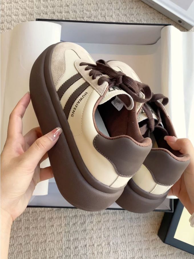 低帮 系带 皮革 