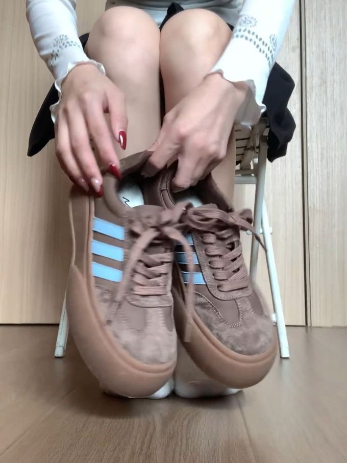 低帮 系带 皮革 