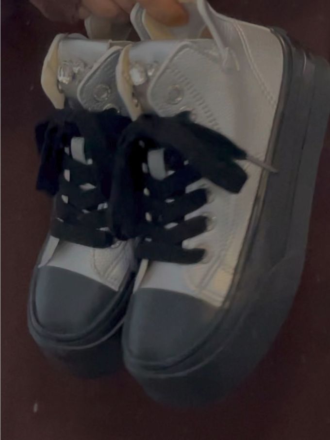 高帮 系带 