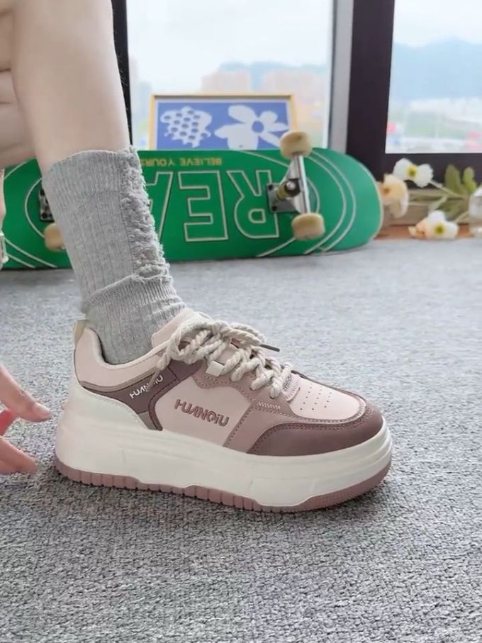 低帮 系带 皮革 