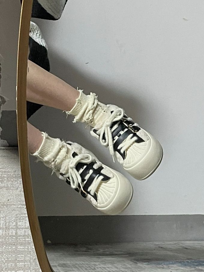 高帮 系带