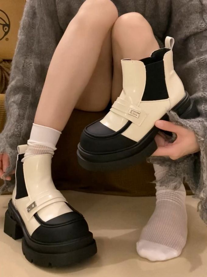圆头 松紧带 皮革 