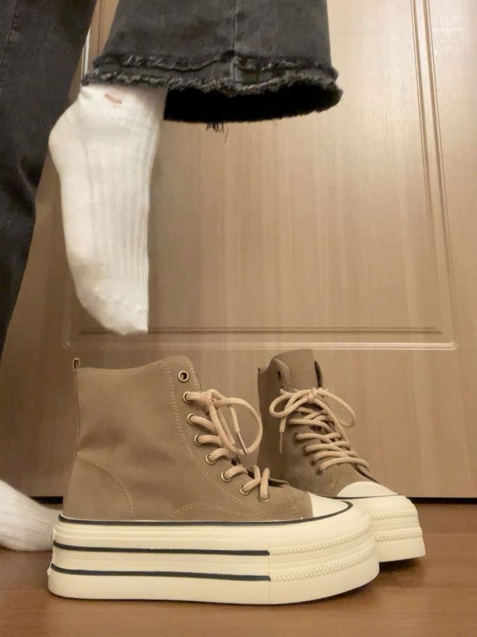 高帮 系带