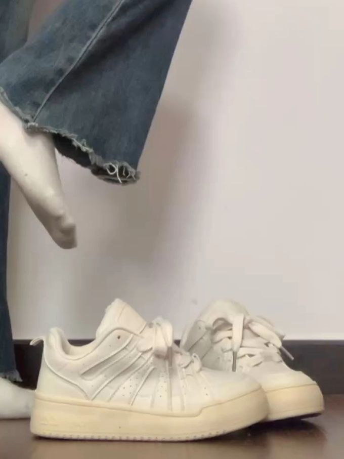 低帮 系带 魔术贴 皮革