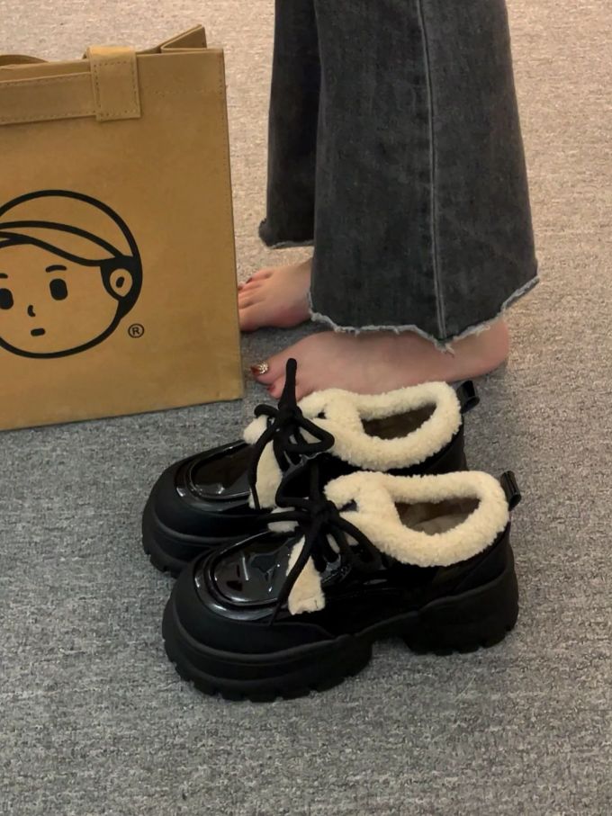 低帮 系带 皮革