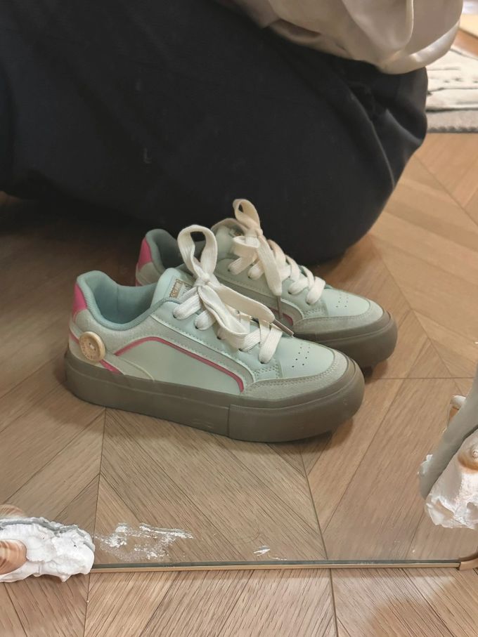 低帮 系带 皮革