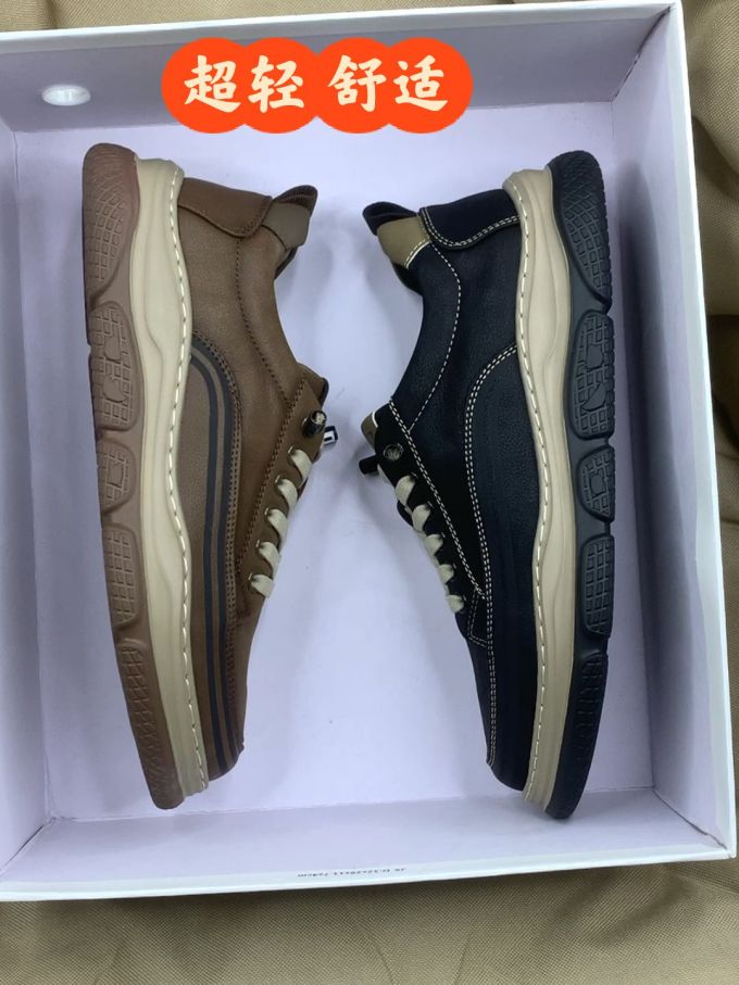低帮 系带 皮革
