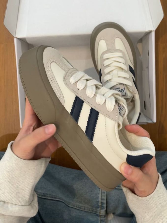 低帮 系带 皮革 