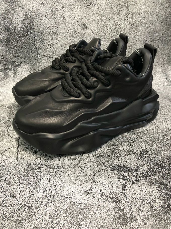 低帮 系带 皮革 