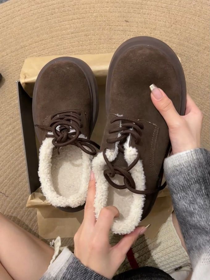 圆头 无帮 皮革 