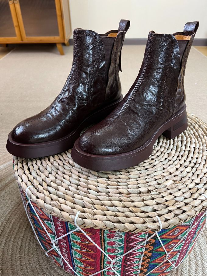 圆头 皮革 拉链 