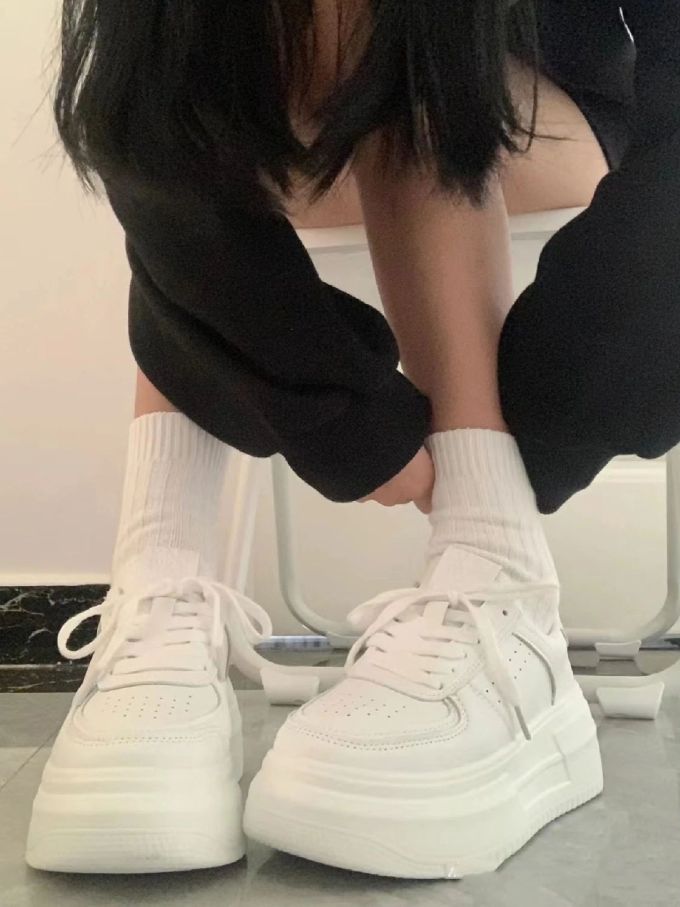 低帮 系带 皮革 