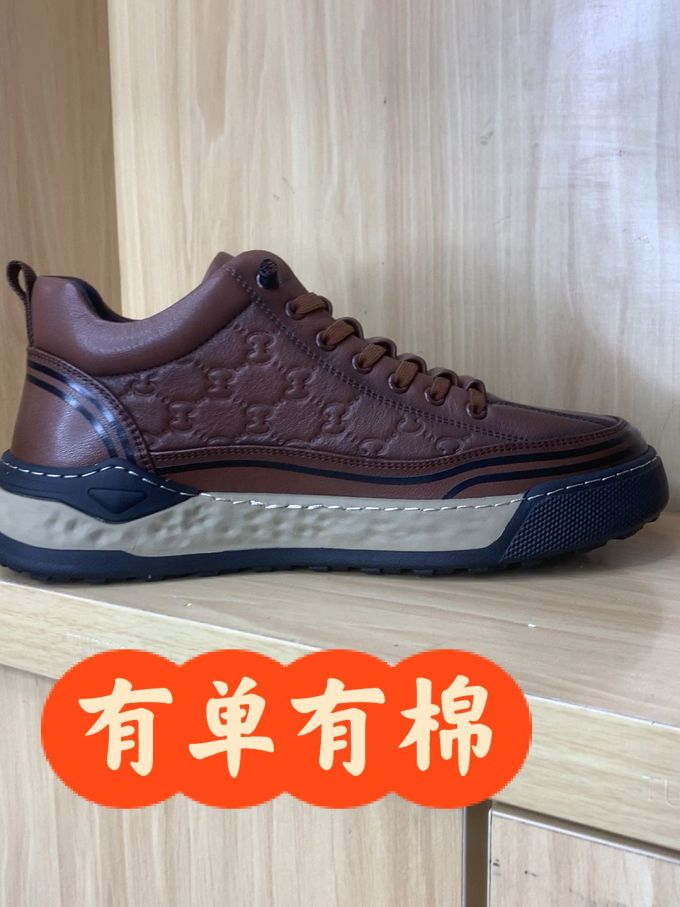 低帮 系带 皮革