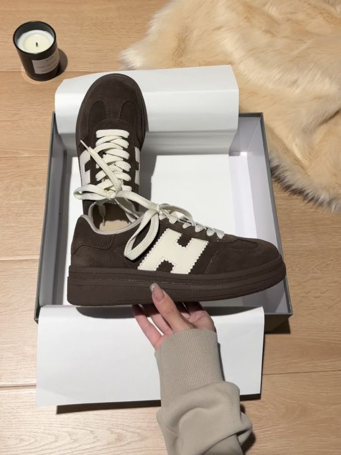 低帮 系带 皮革