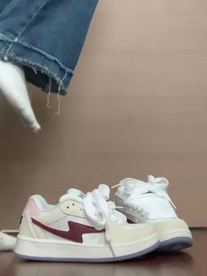 低帮 系带 皮革 