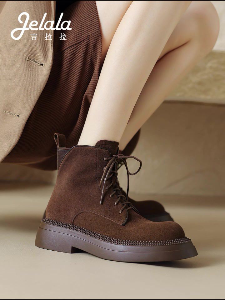 圆头 系带 皮革  - VALI鞋履AI设计主图