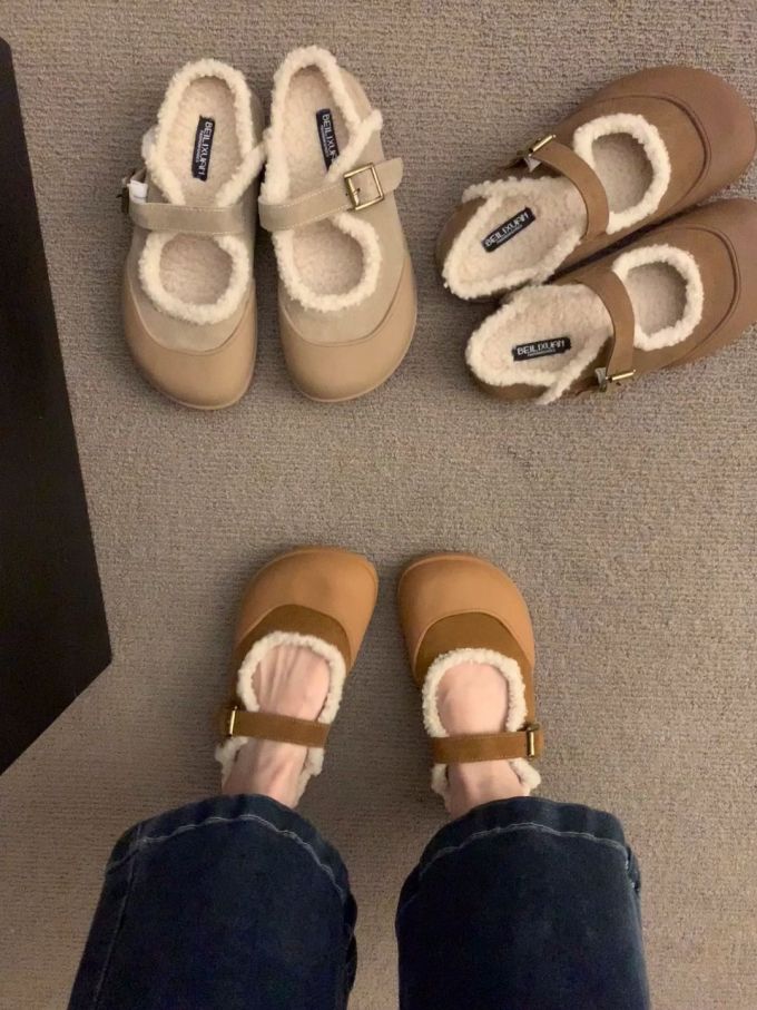 袢扣 中口鞋 皮革 