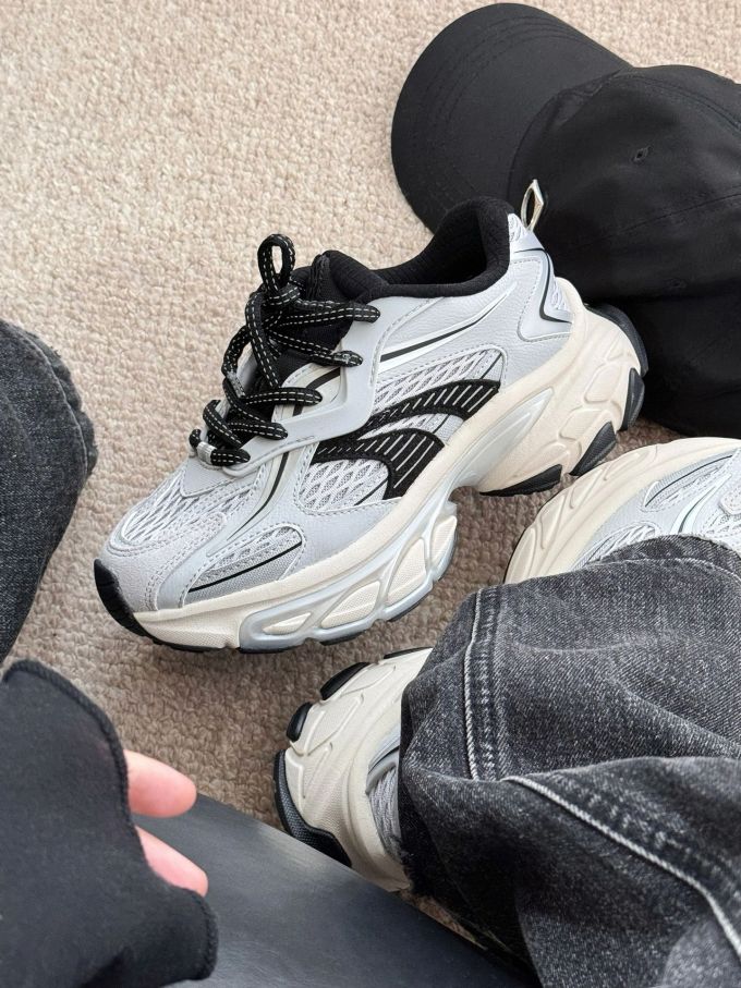 低帮 系带 网面 