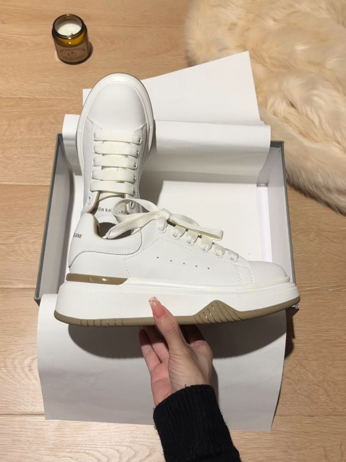 高帮 系带 皮革 