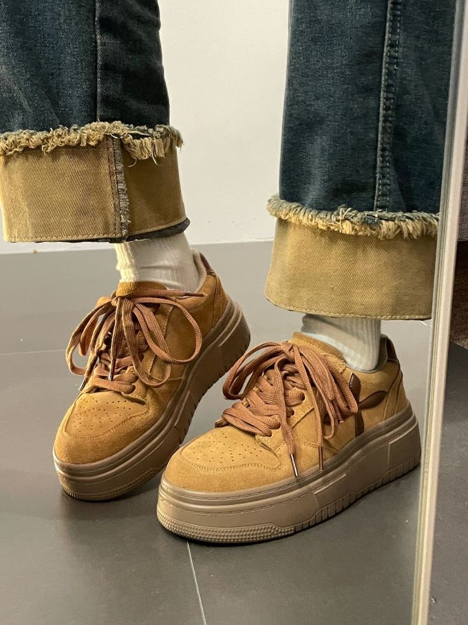 低帮 系带 皮革