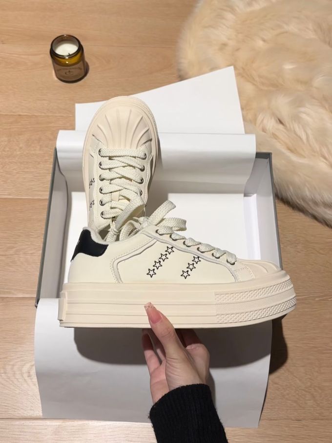 低帮 系带 皮革