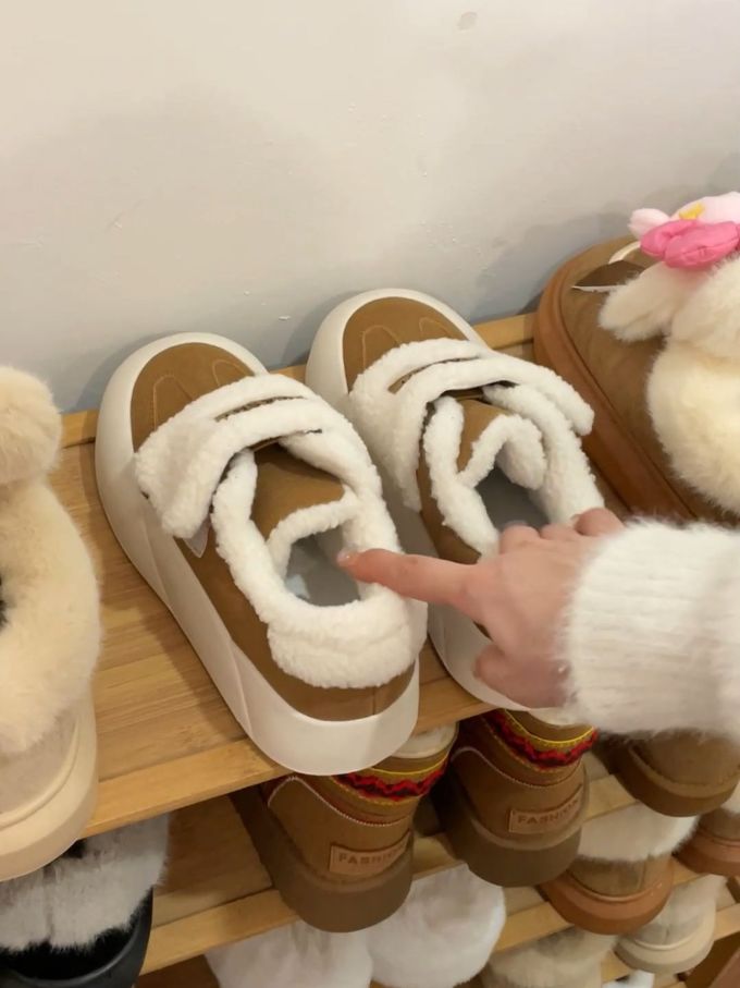 圆头 无帮 皮革