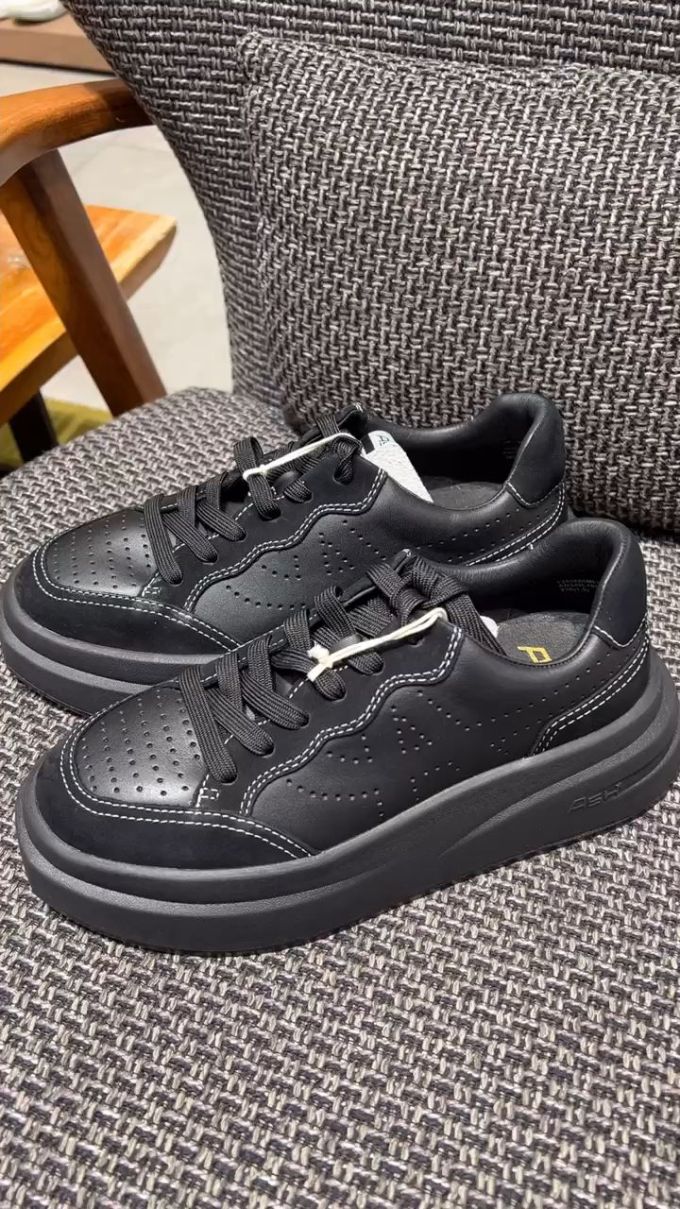 低帮 系带 皮革