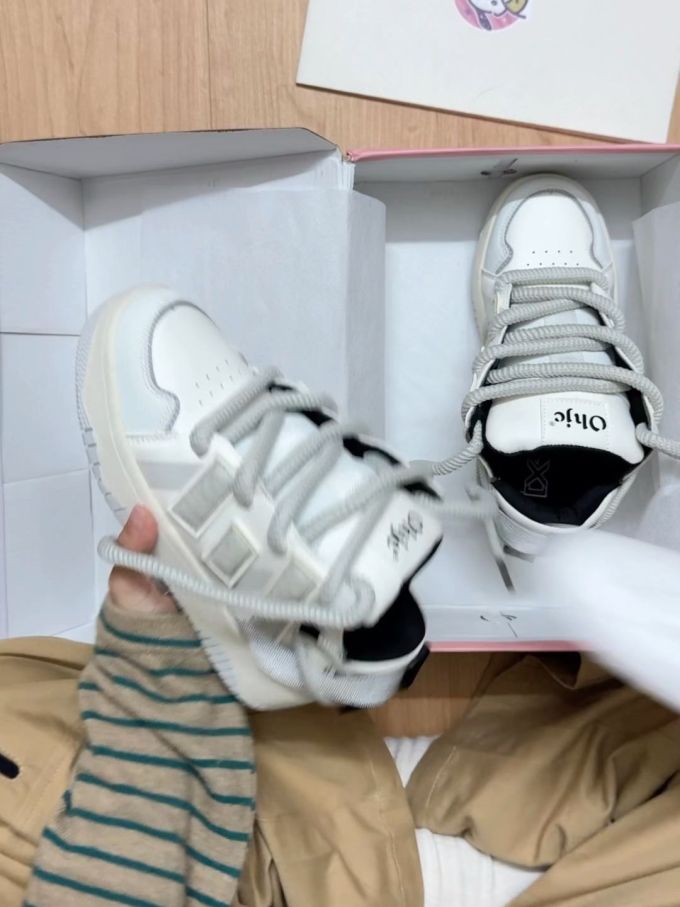 低帮 系带 皮革