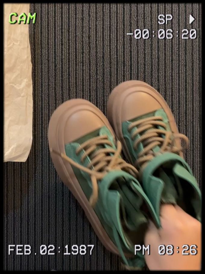 高帮 系带