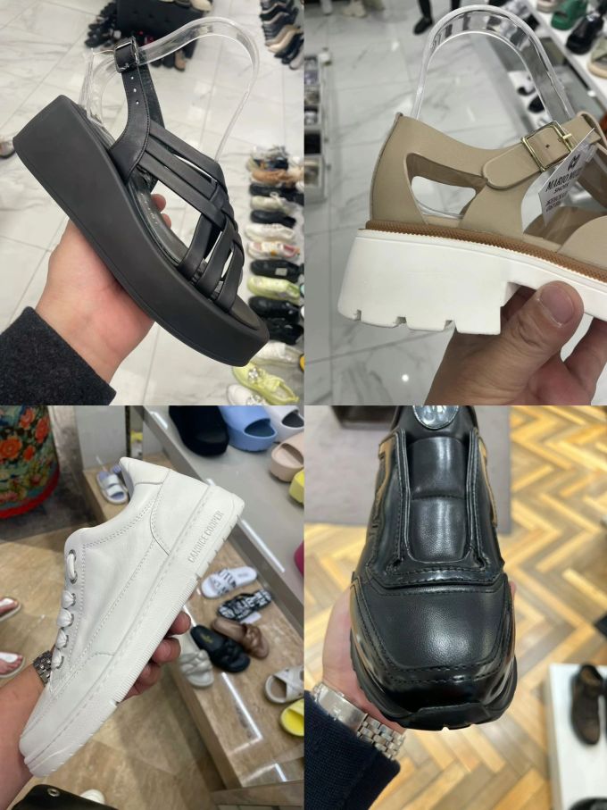 无帮 袢扣 皮革