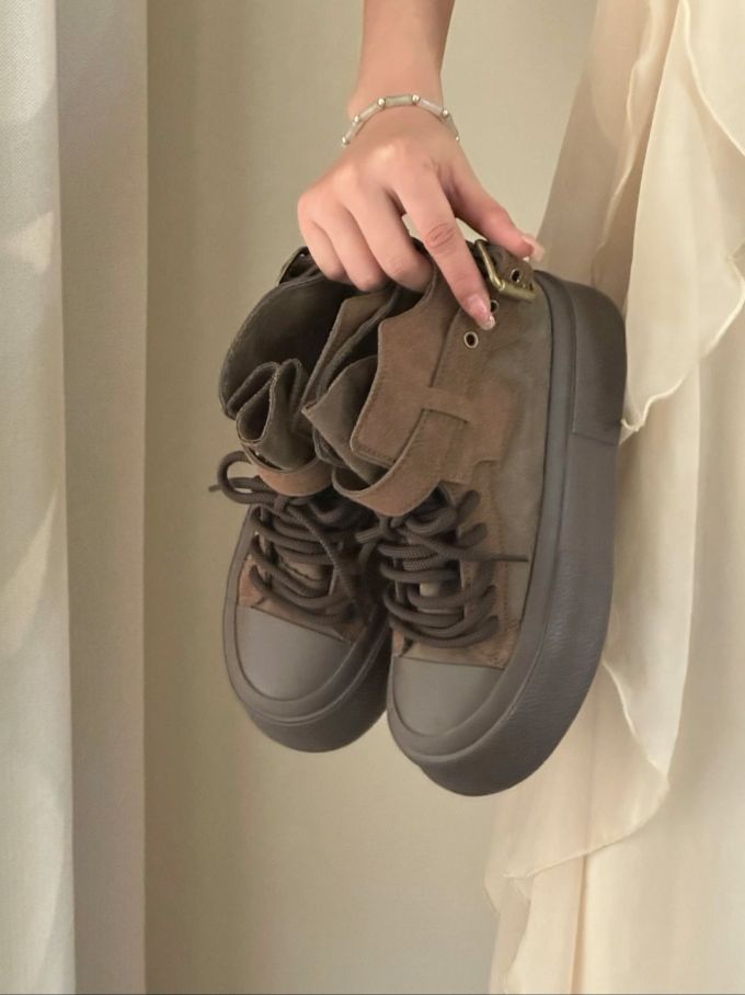 高帮 系带