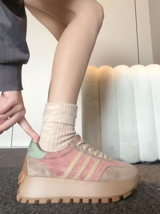 低帮 系带 皮革