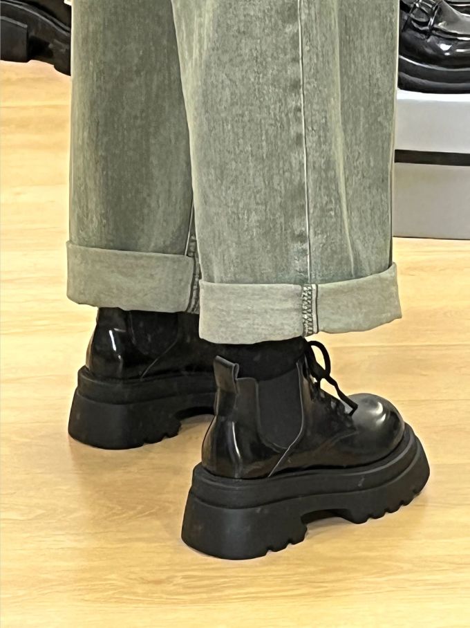圆头 松紧带 皮革
