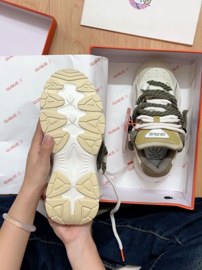 O型 线性图案 几何 印花 棉布绿