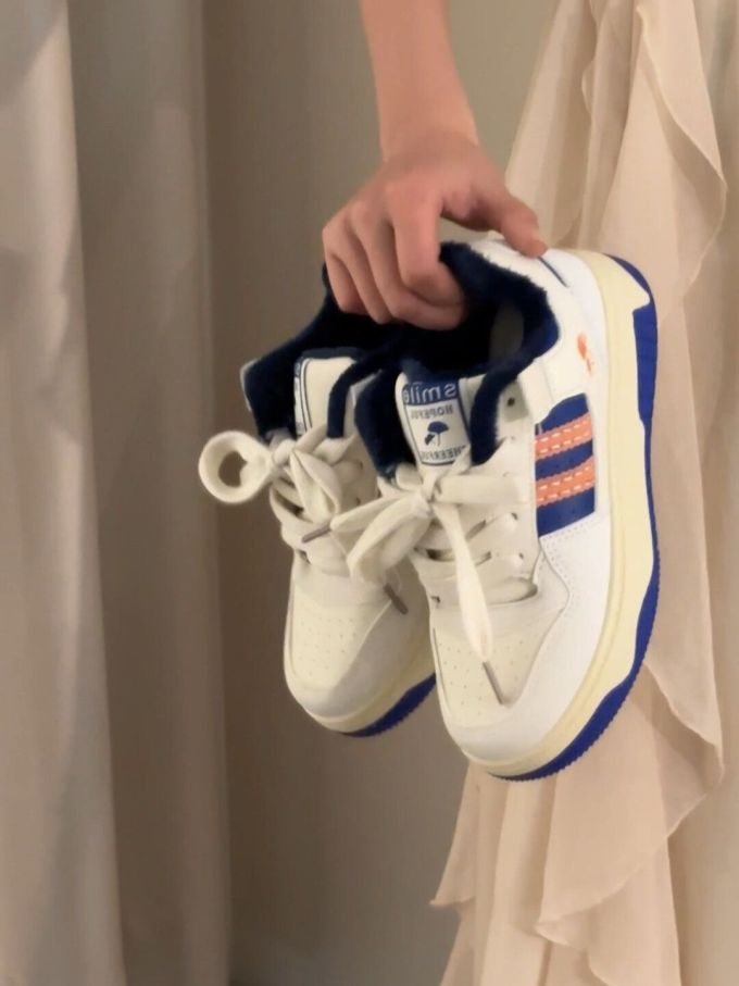 低帮 系带 布面 