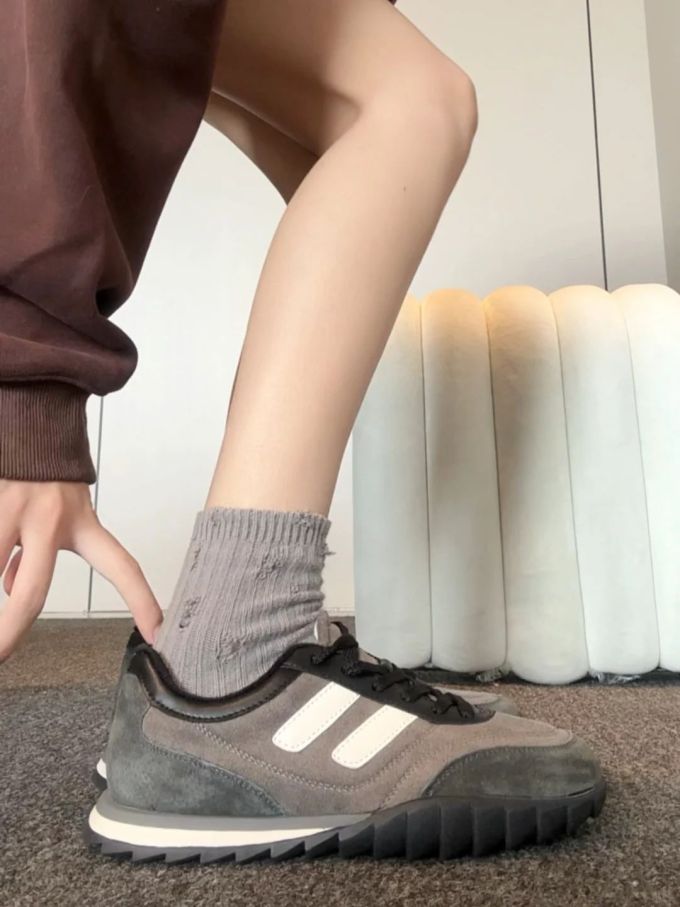 低帮 系带 皮革