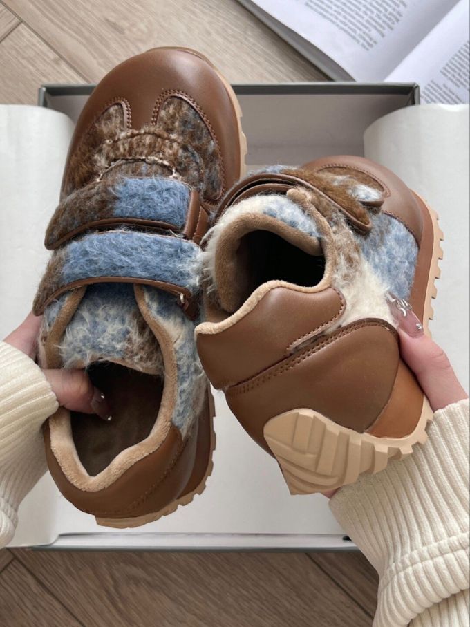 低帮 魔术贴 皮革 