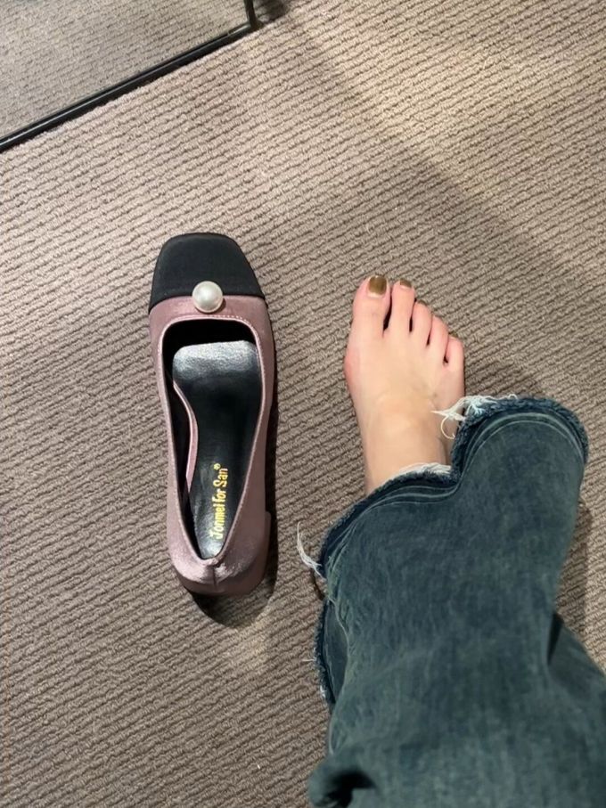低帮 一脚蹬 浅口鞋 皮革