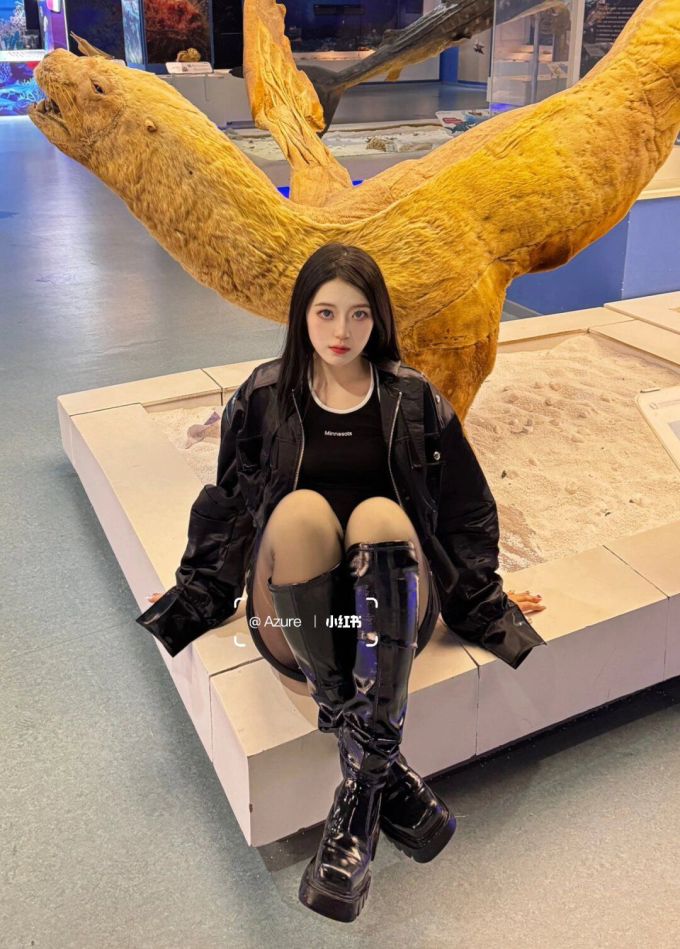 皮革面料 巧克力酱色 ABG辣妹 辣妹 