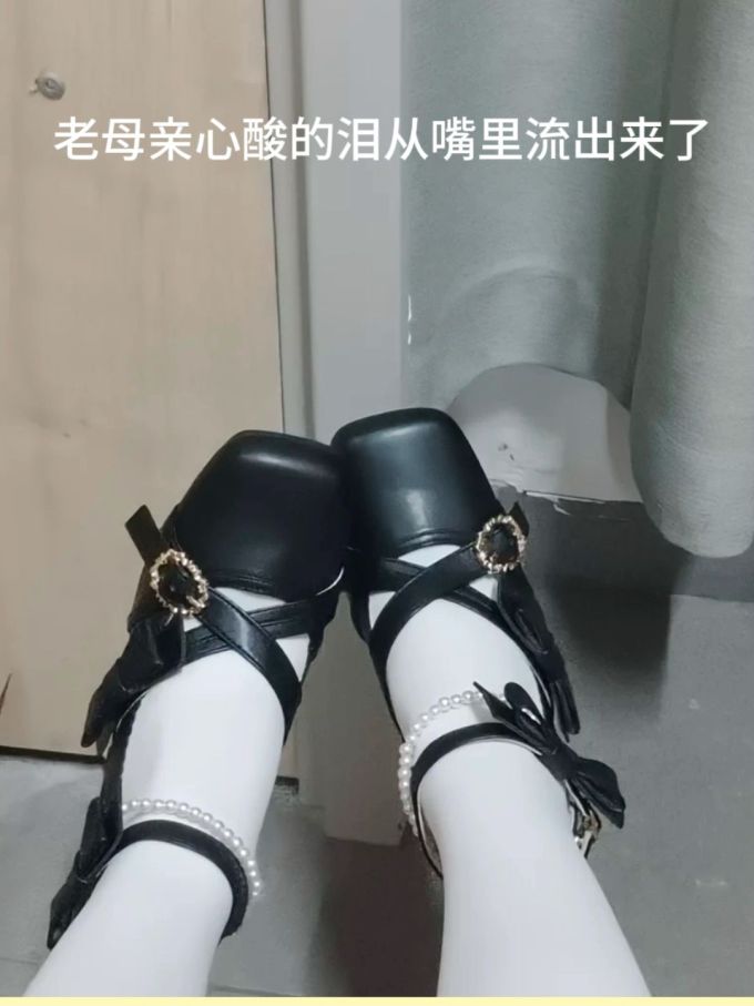 方头 袢扣 中口鞋 皮革
