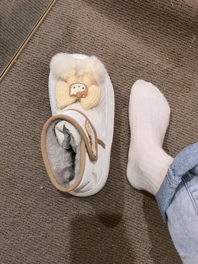 平底 无帮 绒毛/绒面 