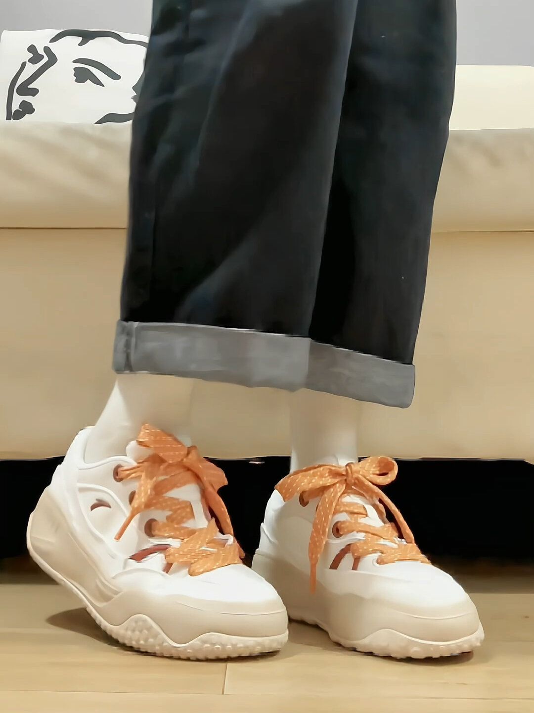 低帮 系带 布面  - VALI鞋履AI设计主图