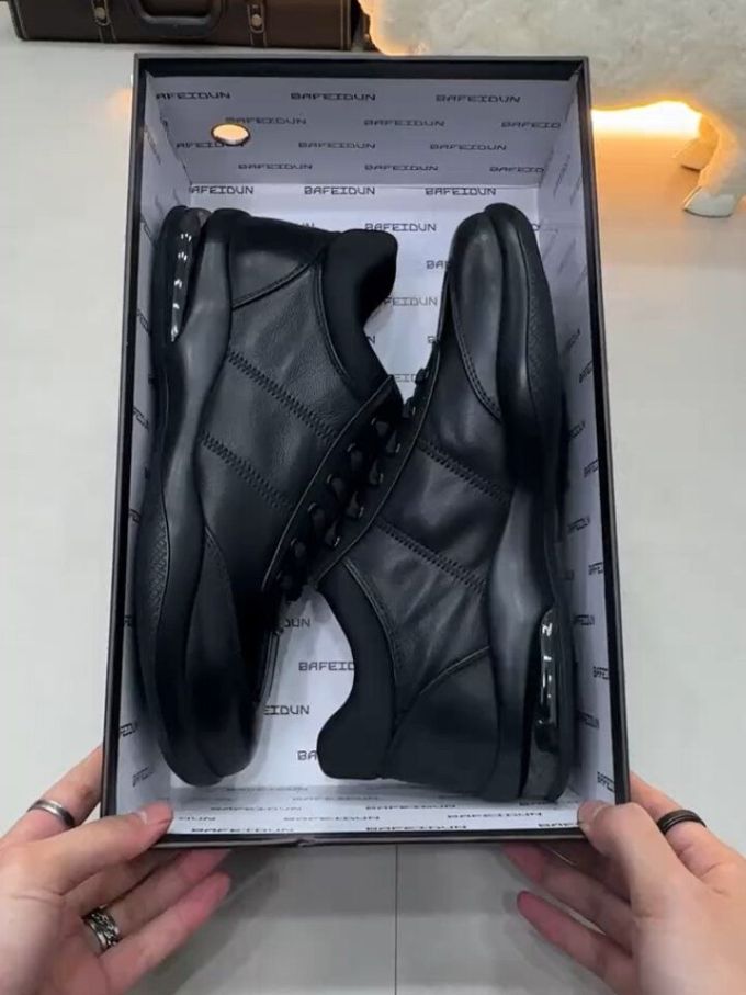 低帮 系带 皮革