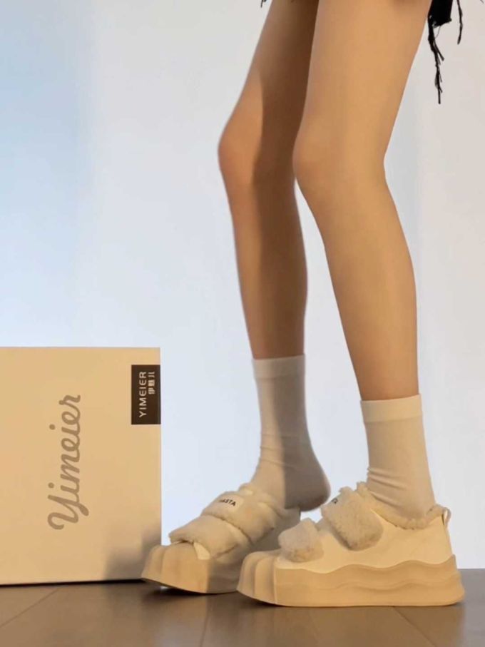 低帮 皮革 魔术贴