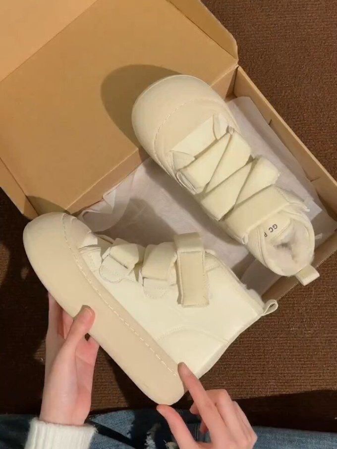 中帮 魔术贴 皮革